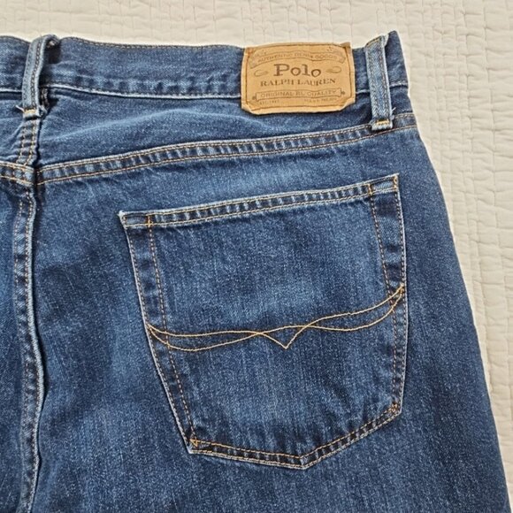 Ralph Lauren Polo Jeans Men's 36x30 Straight Leg Dark Wash Stretch Classic Fit - Picture 14 of 16